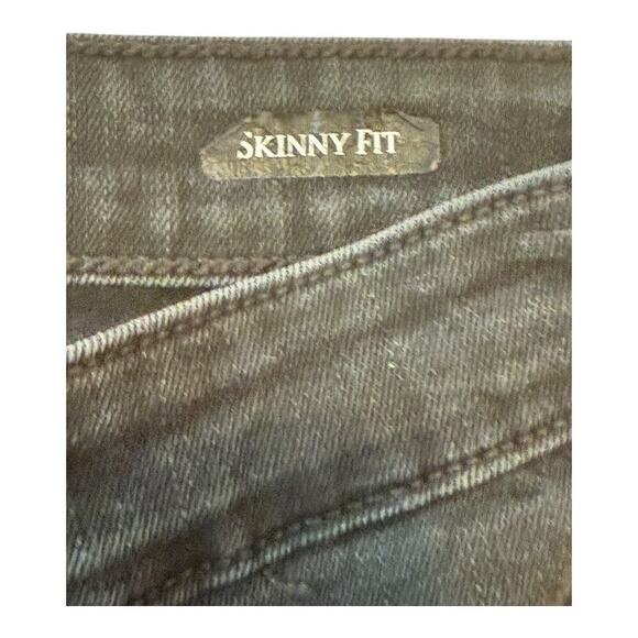 Judy Blue Women's Size 7 (28) Black‎ Distressed Leopard Patch Skinny Jeans - Picture 4 of 8